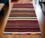 Hollywood Regency 1960s Hand Woven Colorful Kilim Striped Rug - 4′ × 6′8″ For Sale - Image 3 of 11