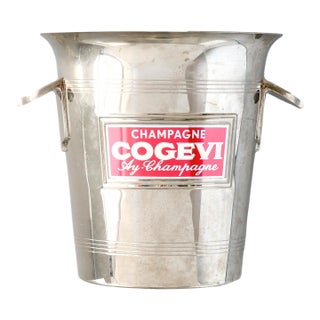 Midcentury French Champagne Bucket For Sale