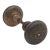 Pair of Early 20th Century Cast Iron Corbin Classic Entry Door Knobs For Sale