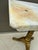 Antique French Bistro Table with Marble Top and Cast Iron Pedestal Base, 1900s For Sale - Image 9 of 12
