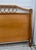 Vintage MCM Hollywood Regency King Headboard Wood Walnut Geometric Circles 60's For Sale - Image 12 of 15