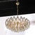 2020s Modernist Hand-Blown Murano Smoked Glass Polyhedral Chandelier in Brass Fittings For Sale - Image 5 of 18