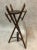 Antique Faux Bamboo Beech Side Table For Sale - Image 6 of 11