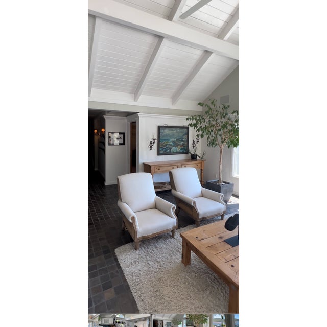 2010s Pair of Restoration Hardware Deconstructed French Chairs For Sale - Image 5 of 12