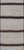 Measures: 2'0 x 7'10 Vintage Turkish Kilim Small Runner with Ivory and Dark Brown Stripes. Keivan Woven Arts /...