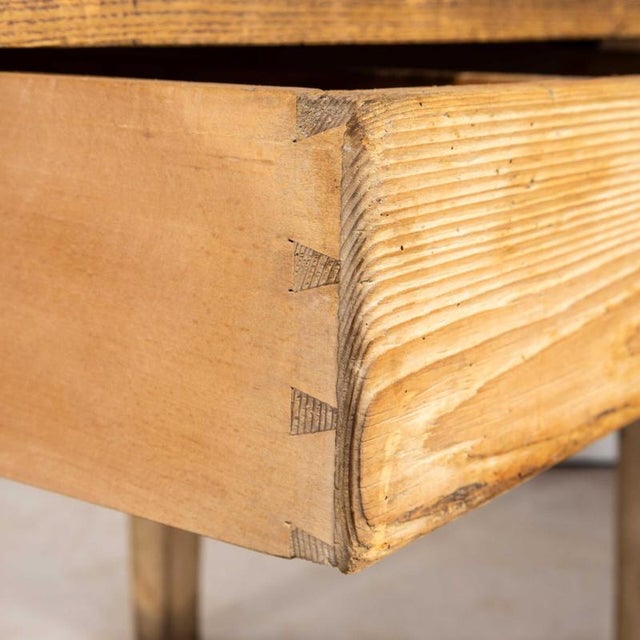 Large French Scullery Prep Table, 1950s For Sale - Image 4 of 13