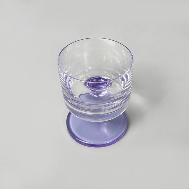 Purple Italian Modern Smoke Glasses attributed to Joe Colombo for Arnolfo di Cambio, 1960s, Set of 12 For Sale - Image 8 of 18