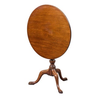 18th Century Georgian Tripod Rotating Table With Cage For Sale