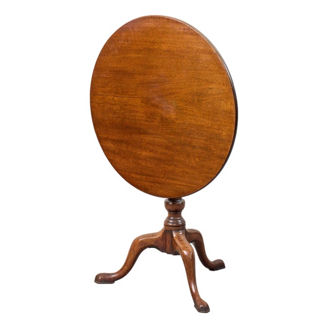 18th Century Georgian Tripod Rotating Table With Cage For Sale