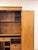 Mid 20th Century Coastal Boho Faux Bamboo Wicker Rattan Armoire Wardrobe Combo With Foldout Desk For Sale - Image 14 of 15