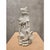 Contemporary 13.2" One-of-a-Kind Neutral Palette Ceramic Sculptural Lamp by Diane Grant / Earth Tones For Sale - Image 3 of 10