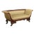 Antique American Empire Carved Mahogany Sofa For Sale