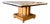 Vintage Mid 20th Century Italian Neoclassical Fluted Wood & Breccia Marble Coffee Table For Sale
