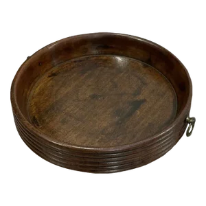 Antique Late 18th / Early 19th Century George III Mahogany Coaster or Tray for Jeroboam Wine Bottle Decanter Circa 1800