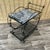 1960s Mid Century Wrought Iron Marble Top Patio Serving Cart in the Salterini Style. Circa 1960s For Sale - Image 5 of 17