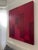 Abstract Geometric Red Oil Painting by Stephen Cimini For Sale - Image 11 of 11