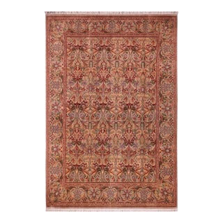 Art Nouveau 1990's Pak-Persian Gray/Gray Wool Rug - 9'0'' X 12'4'' For Sale