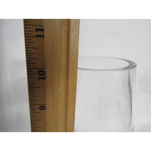 Glass Mid-Century Modern Blown Glass Vase For Sale - Image 7 of 10
