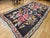 Mid 20th Century Vintage Caucasian Karabagh Kilim, Flat-Woven Wool, Allover Floral Pattern, Chocolate & Red, 7x13 For Sale - Image 5 of 15