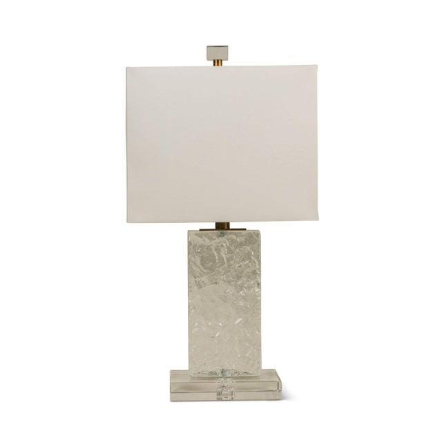 2020s Azure Clear Accent Lamp For Sale - Image 5 of 8