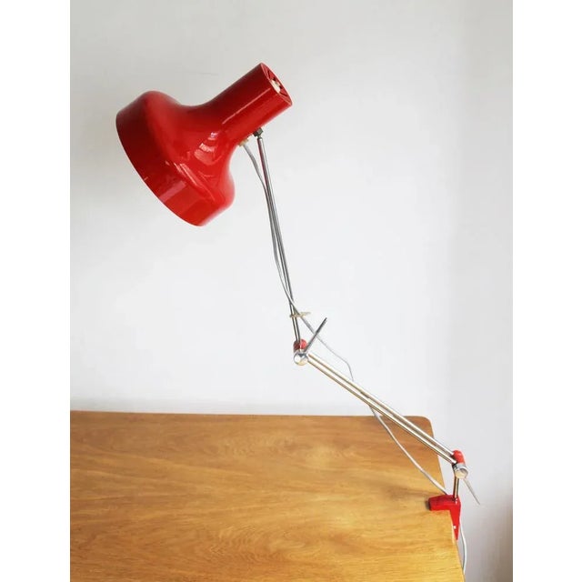1960s Architects Desk Lamp attributed to Josef Hurka for Napako, 1960s For Sale - Image 5 of 12