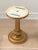 Mid 20th Century Vintage Italian Carrera Marble and Gilt Base Petite Scale Drinks Table / Occasional Table For Sale - Image 5 of 10