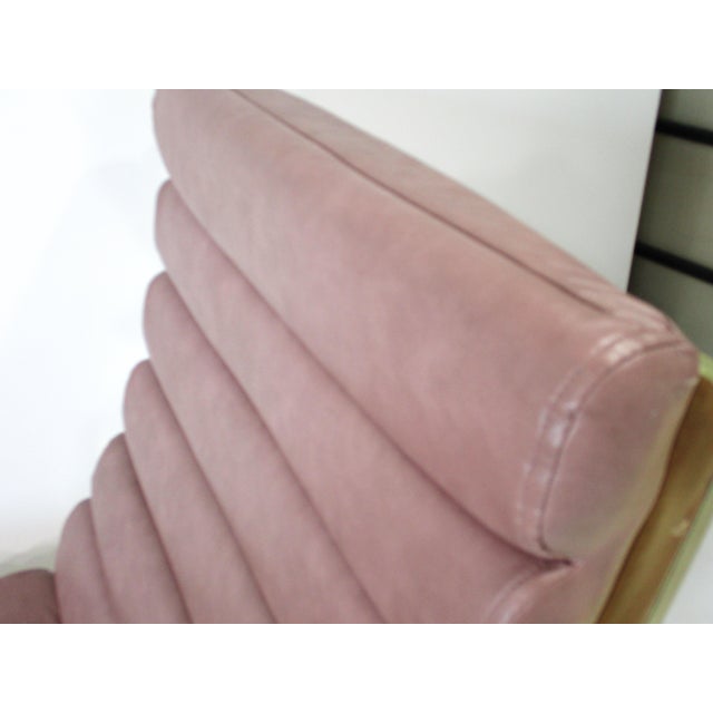 Metal 2 Pc. Lounge Chair With Ottoman by Dia Design Institute of America For Sale - Image 7 of 14