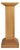 French Oak Pedestal with Stepped Base, 1940s For Sale