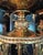 1960s 1960s Ornate Hollywood Regency Neoclassical Greek Roman Columns Brass Torchiere Floor Lamp For Sale - Image 5 of 14