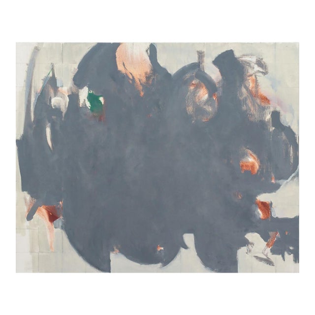 Robert O'Meara Abstract Composition in Gray Oil For Sale