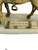 Mid 20th Century Vintage Brass Equestrian Horse Bookends on White Marble Bases – Pair of Western Style Horse Sculptures For Sale - Image 5 of 14