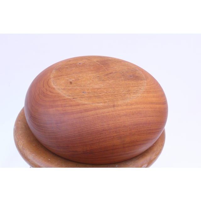 Large Teak Bowl by Kay Bojesen For Sale - Image 13 of 15
