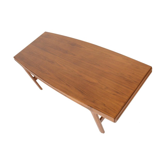 Mid 20th Century Attributed to Johannes Andersen for Trensum Walnut Coffee Table For Sale - Image 11 of 12