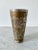 Brass Antique Indian Etched Brass Lassi Cups or Bud Vases, a Pair For Sale - Image 8 of 14