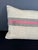 Contemporary Turkish Hemp Pillow Cushion Natural Beige Pink Pillow Cushion Cover 16" x 24" For Sale - Image 3 of 4