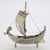 Vintage Italian Handmade Silver Ship Figurine, 1980s For Sale - Image 12 of 12