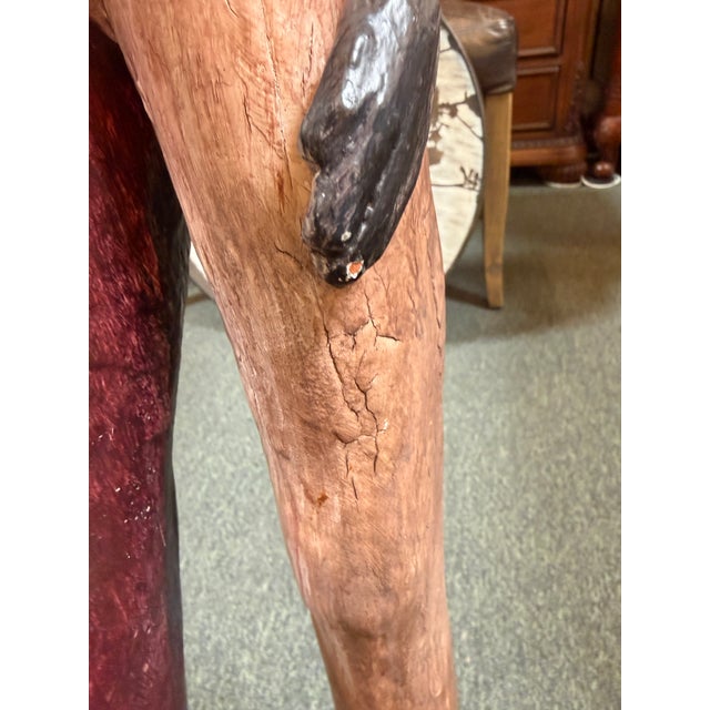 J. Charney Walking Man Ceramic Sculpture, Signed For Sale - Image 12 of 12