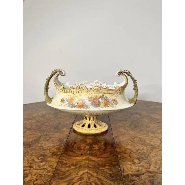 Royal Vienna Centrepiece and Side Vases, 1850s, Set of 3 For Sale - Image 4 of 11