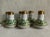 1930s Rare Set of 5 Pairs French Art Deco Salt & Pepper Shakers - Celadon Porcelain, 1930s For Sale - Image 5 of 6