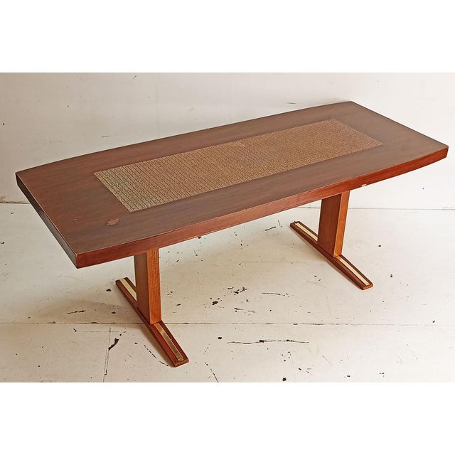 Adjustable Table with Decorative Copper Countertop For Sale - Image 6 of 15