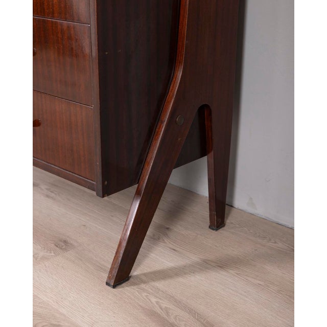 Vintage Wooden Highboard by Umberto Mascagni, 1950s For Sale - Image 14 of 18