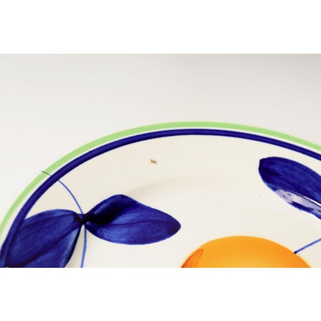 Set of Nine Vintage Italian "Orange" Fruit Motif Plates by Richard Ginori For Sale - Image 10 of 18