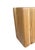 Crafted from a substantial block of reclaimed solid teak, this sculptural pedestal celebrates the raw beauty of nature...