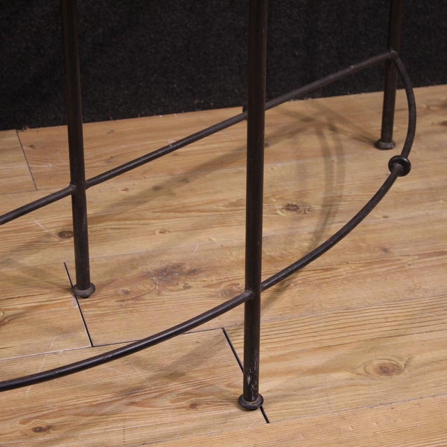 20th Century French Half-Moon Console, 1960s For Sale - Image 9 of 12