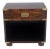 20th Century Campaign John Stuart Rosewood and Brass Nightstand For Sale