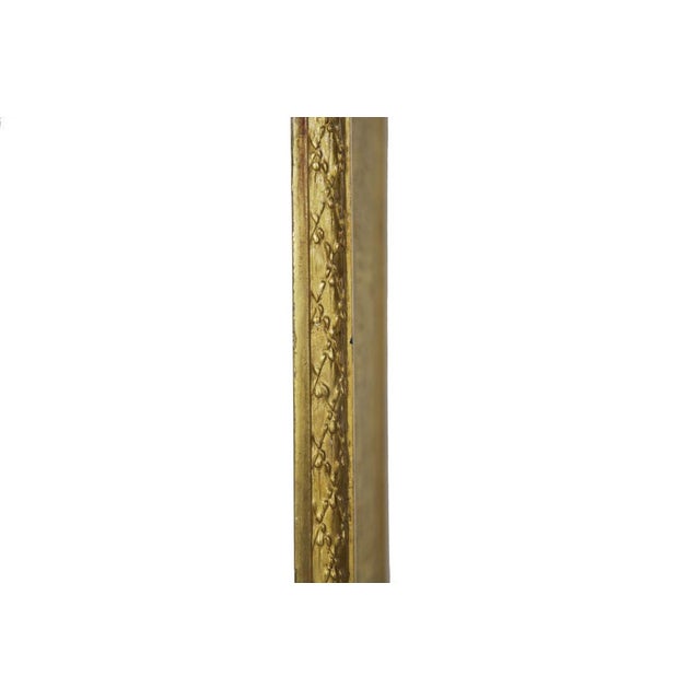 Gold French Louis XVI Style Carved Giltwood Fire Screen C. 1900 For Sale - Image 8 of 17