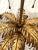 1950's Warren Kessler Gold Gilded Tole Palm Tree Table Lamp For Sale - Image 9 of 12