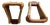 Vintage Western Roping Horse Saddle Stirrups, a Pair For Sale