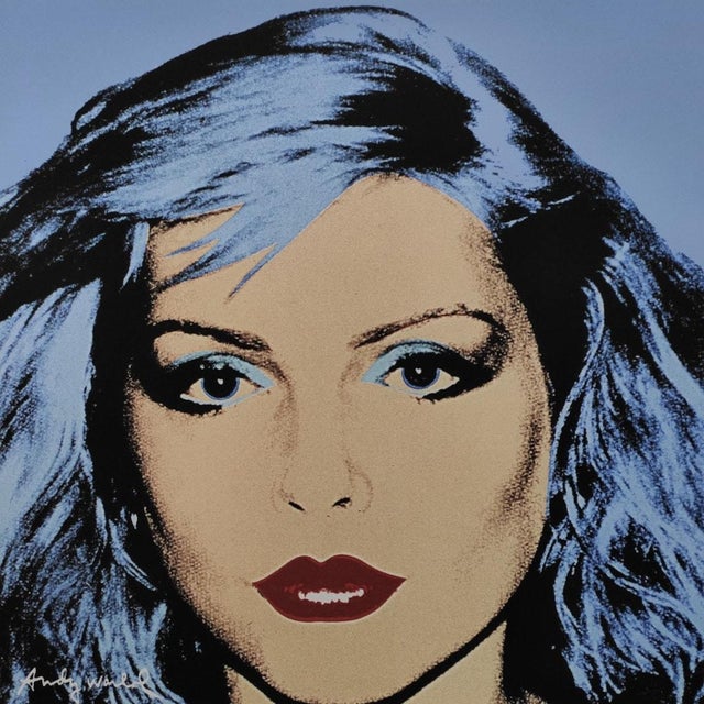 1980s Carnegie Museum of Art Andy Warhol Lithograph Debbie Harry For Sale - Image 9 of 9