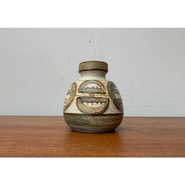 Ceramic Mid-Century Danish Studio Pottery Vase from Søholm, 1960s For Sale - Image 7 of 18